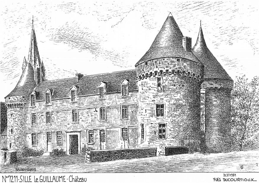 N 72011 - SILLE LE GUILLAUME - château